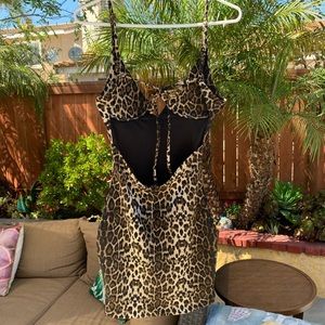 Mini leopard dress